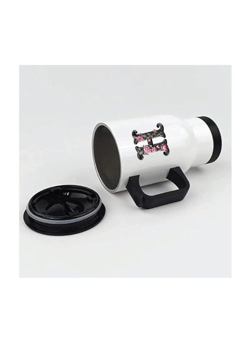 برينت شوب فور مي كوب سفر مطبوع عليه حرف أولي - قهوة - شاي أو مشروبات ساخنة وباردة - آمن للاستخدام في غسالة الأطباق - مثالي لمحبي القهوة والشاي - Image 3