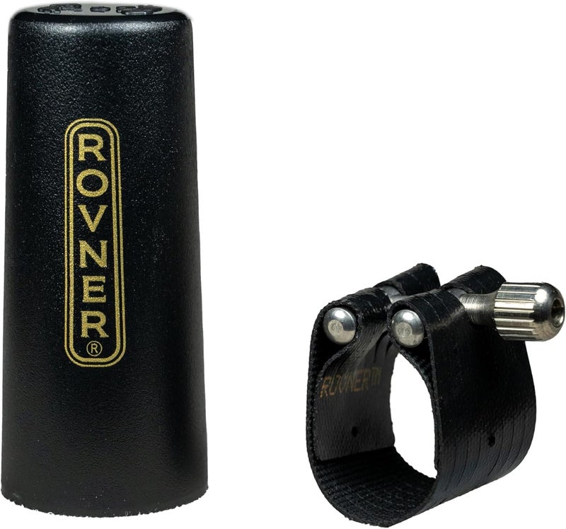 Rovner Ligature & Plastic Cap for Tenor Slim Saxophone - Dark Ligature for Metal Mouthpiece (2M) - Image 2