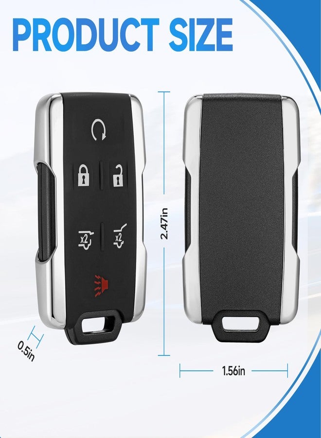 LYFUCESS Key Fob Replacement Fits for Chevy Tahoe Suburban 2015-2020 GMC Yukon/Yukon XL Denali 2015 2016 2017 2018 2019 2020 Keyless Entry Remote Control 315 Mhz M3N-32337100 13577766 13577767 - Image 4