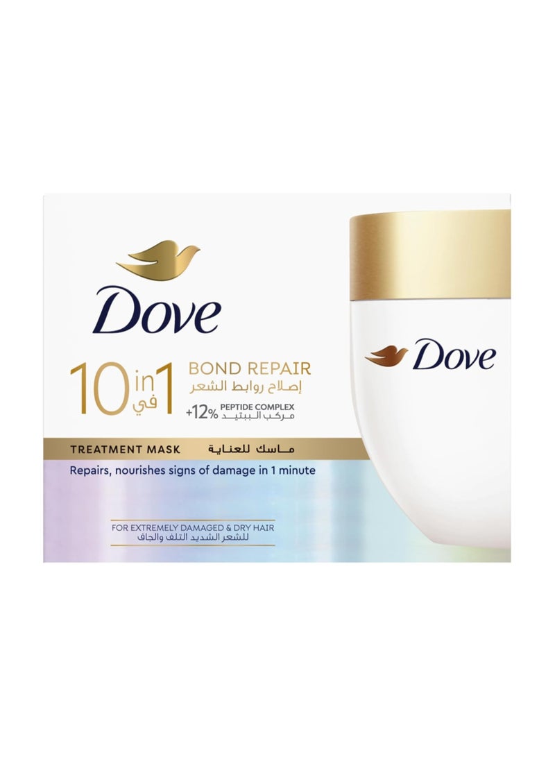 Dove Bond Intense Repair, Treatment Hair Mask, for healthy, vital and smooth hair, Bio Protein Care, Repairs, nourishes signs of damage in 1 minute, 265ml - Image 1