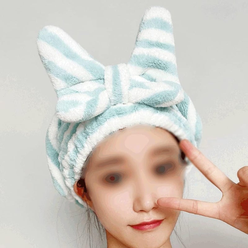 Dry Hair Cap Water-absorbing Quick-drying Women's Shower Cap Wipe Hair Thicken Shampoo Dry - Image 4