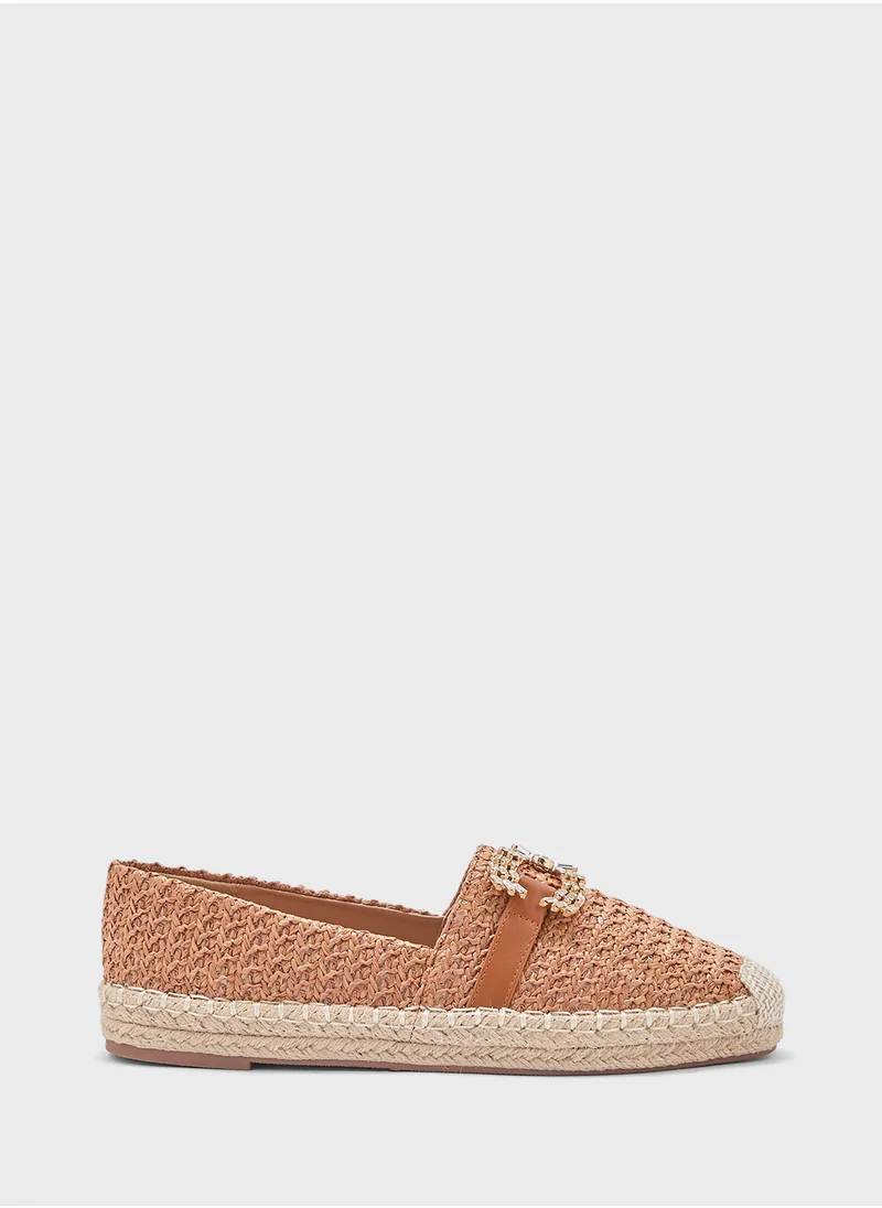 ELLA Diamante Trim Espadrille