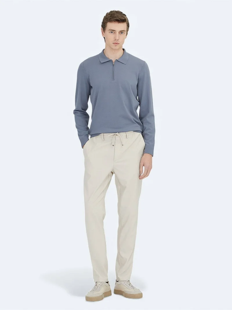 Kip Light Blue Knitwear Sweatshirt
