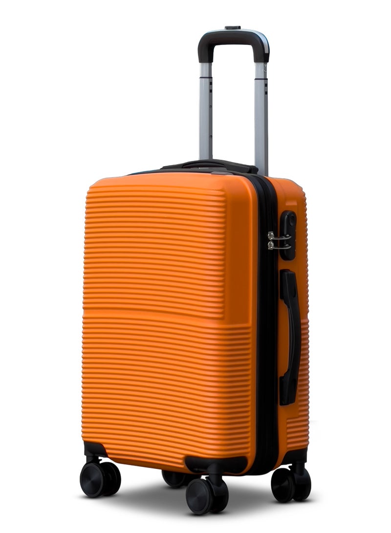ZAAPPY Hard Shell Lightweight ABS Carry On 20 Inch (7-10kg) Luggage, Smooth Wheels, Secured Lock Suitcase - Image 1