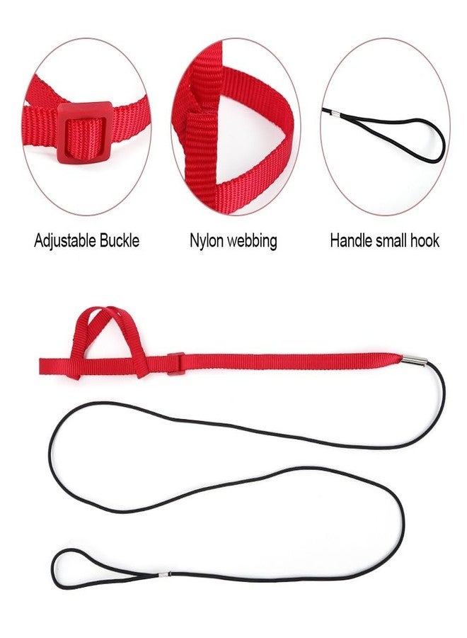 MiOYOOW Parrot Harness Leash, Anti Bite Bird Training Leash Adjustable Parrot Flying Rope for Parrot Budgerigar Lovebird Cockatiel - Image 3