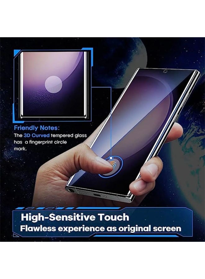 MaxGuard Privacy Screen Protector for Samsung Galaxy S23 Ultra | Anti-Spy | Anti-Scratch | HD Clarity | Bubble-Free Installation | Black - Image 2