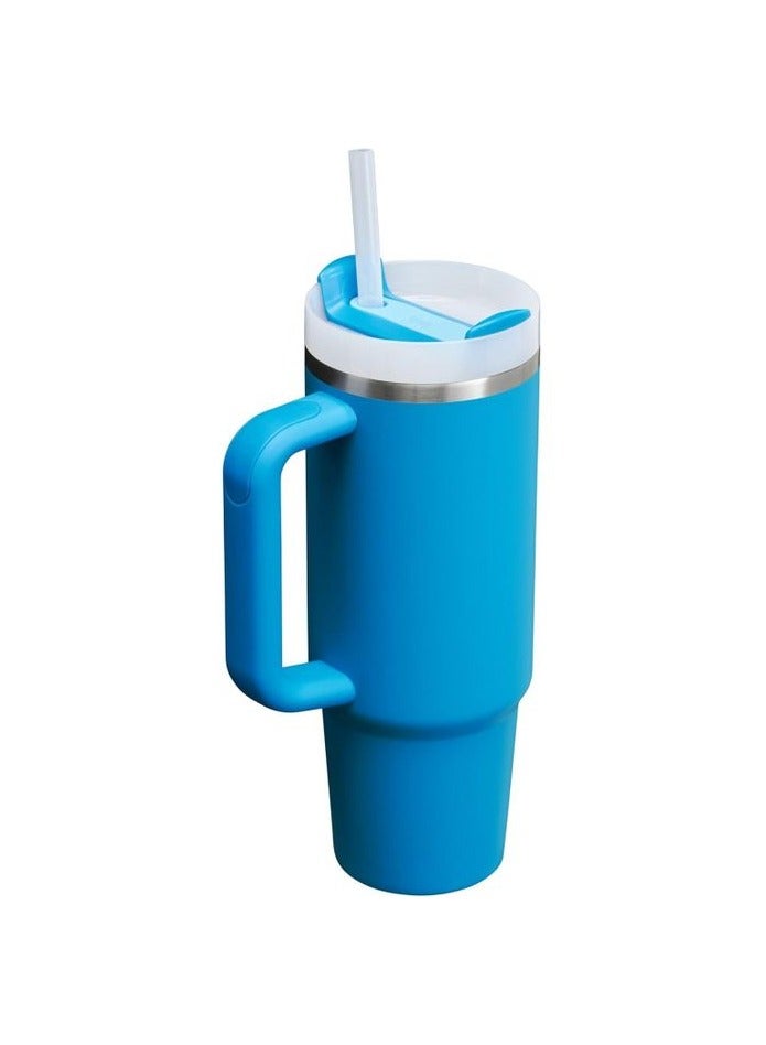 ستانلي كوب حراري ستانلس استيل ستانلي مع غطاء وماصه يحفظ المشروبات الساخنه والبارده والمثلج سعه 1.18 لتر - Image 2