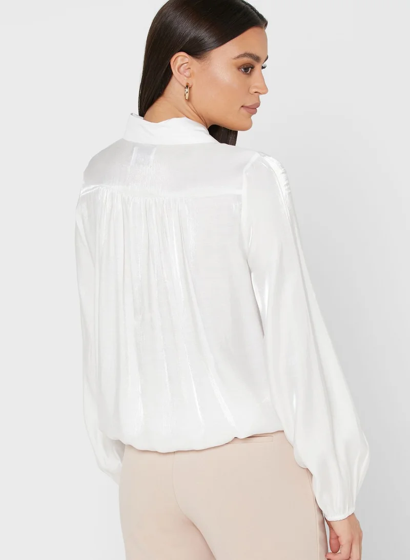 ELLA Shimmer button down top