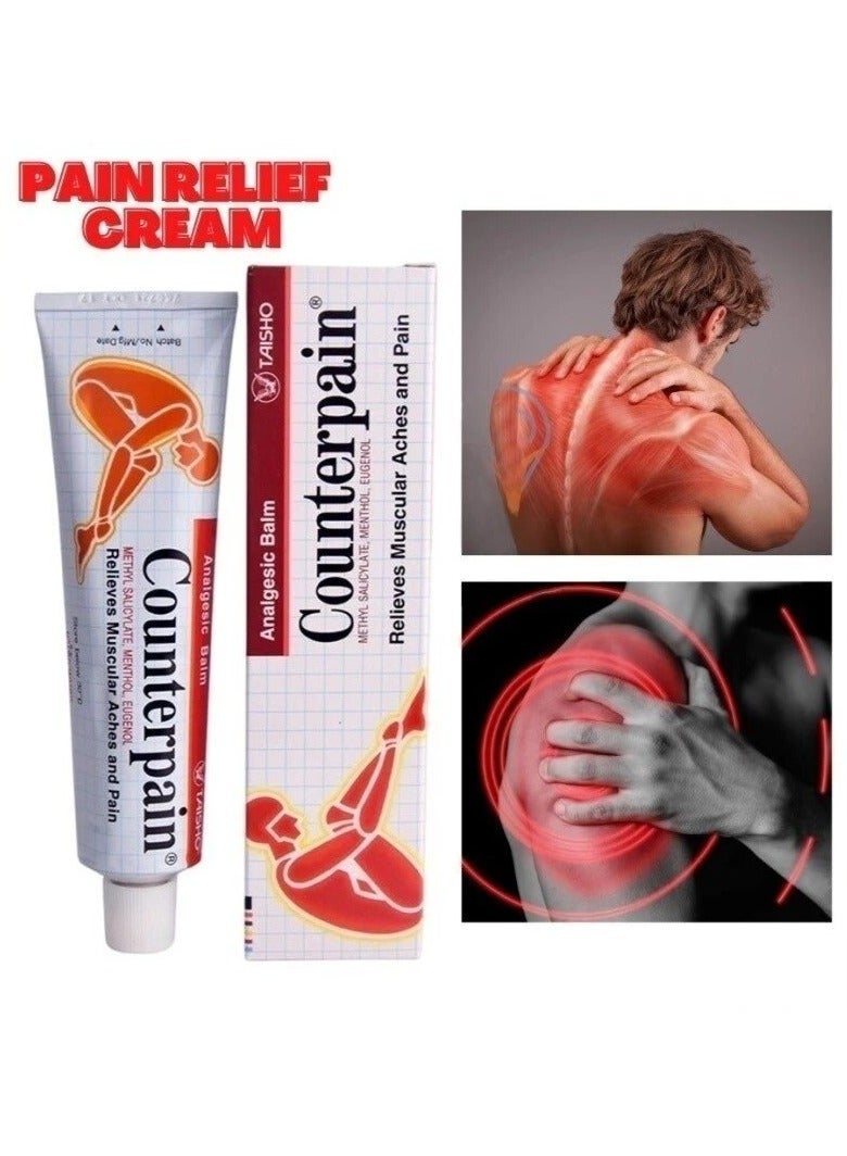 Counterpain كريم تسكين الآلام العشبي التايلاندي، قطعتان، 100 جرام، تركيبة دافئة للعضلات ومضادة للالتهابات، تهدئ آلام المفاصل والعضلات، راحة طبيعية من مستخلصات نباتية لراحة يومية - Image 3