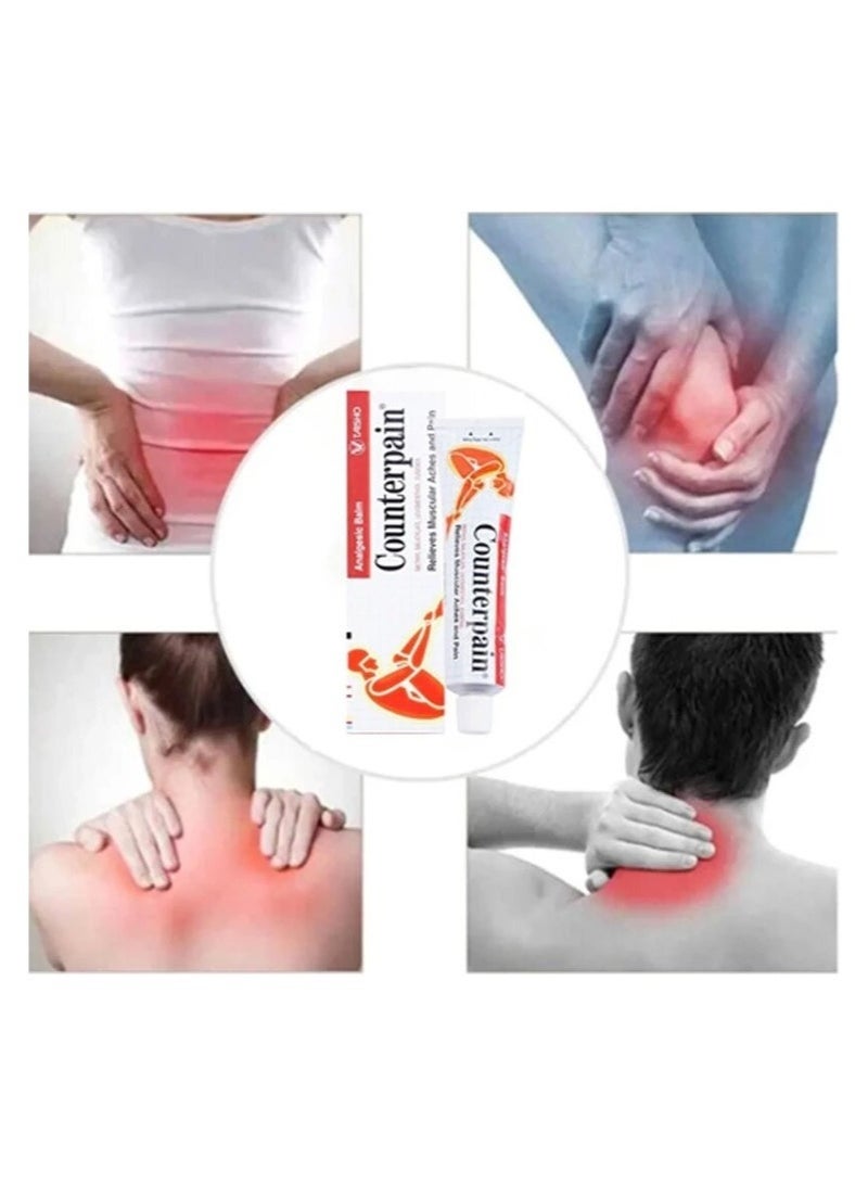 Counterpain كريم تسكين الآلام العشبي التايلاندي، قطعتان، 100 جرام، تركيبة دافئة للعضلات ومضادة للالتهابات، تهدئ آلام المفاصل والعضلات، راحة طبيعية من مستخلصات نباتية لراحة يومية - Image 2