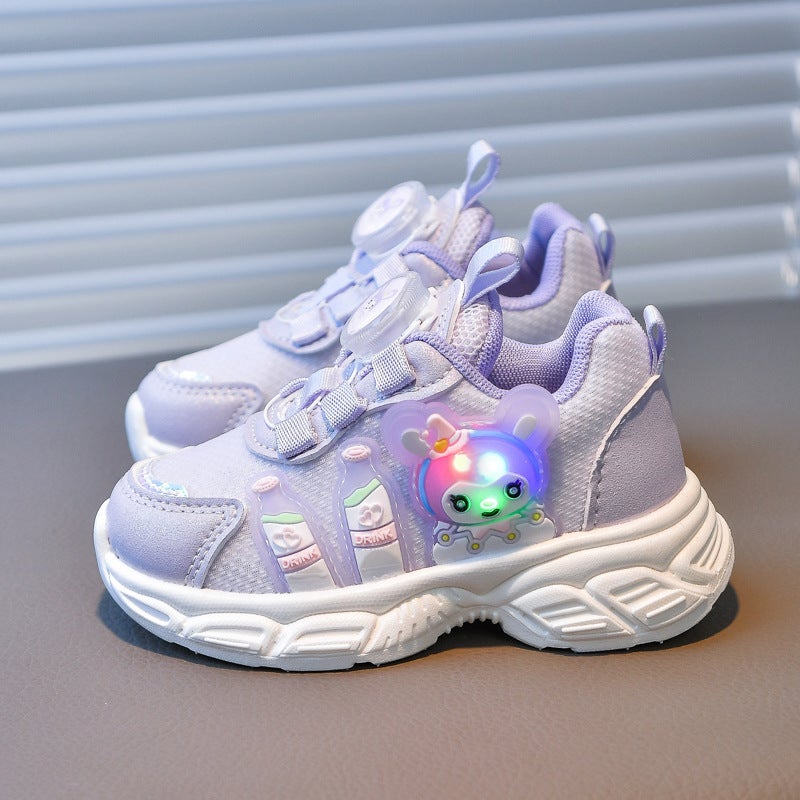 Mesh Sneakers Lightweight Flexible Sole Walking Shoes For Kids Indoor And Outdoor Activities - Image 3