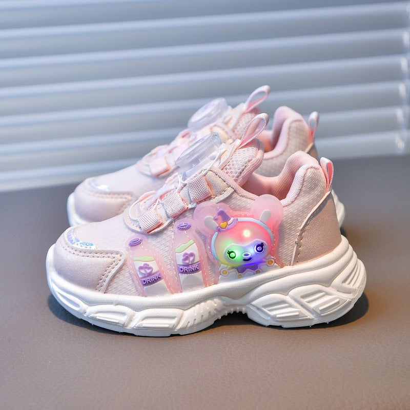 Mesh Sneakers Lightweight Flexible Sole Walking Shoes For Kids Indoor And Outdoor Activities - Image 2