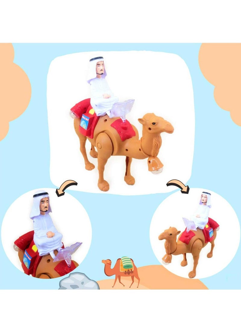 جمل يمشي مع أضواء وأغاني موسيقية، ألعاب حيوانات للأطفال - Image 3