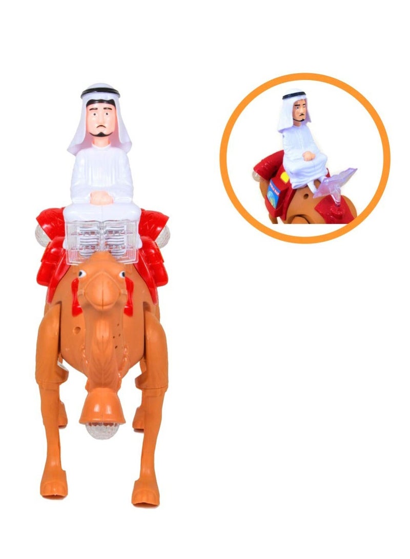 جمل يمشي مع أضواء وأغاني موسيقية، ألعاب حيوانات للأطفال - Image 4