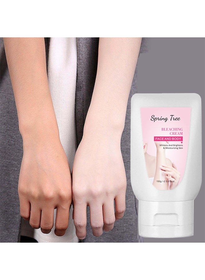 SPRING TREE Face and Body Bleaching Cream -Makeup Replacement Cream for Face and Body 150g - Image 1