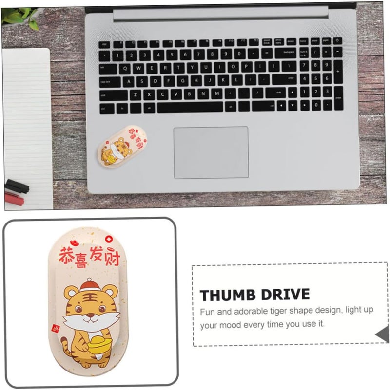 Generic 64gb USB Flash Drive Year of The Tiger Animal Design, Compact Thumb Drive Flash Memory Stick, Suitable for Laptop and Data Storage - Image 3