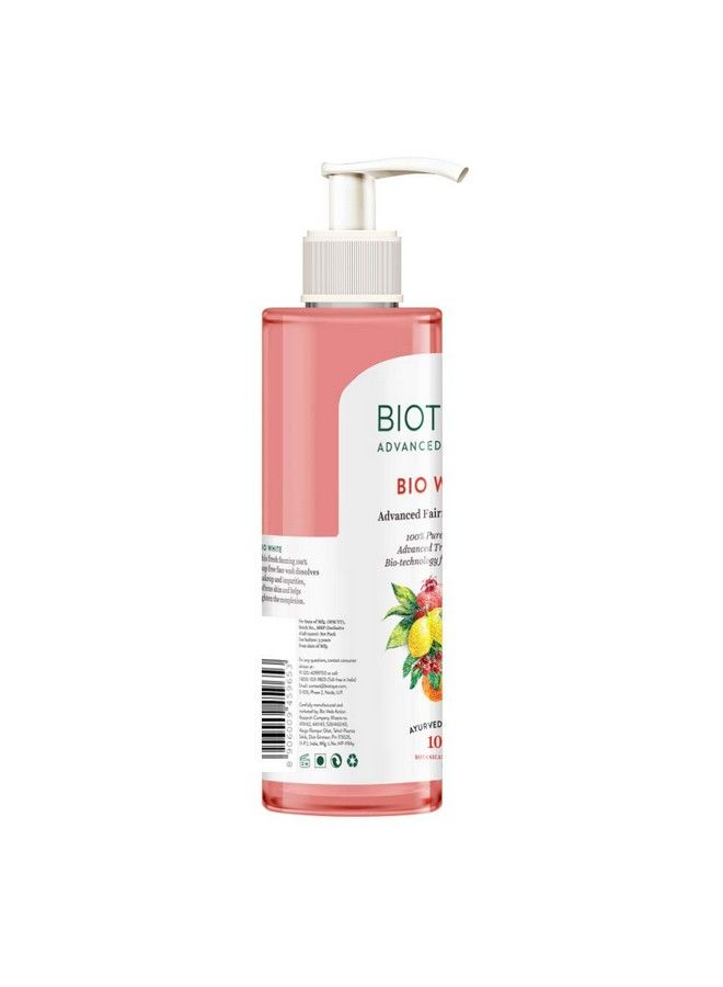 Biotique Bio White Advanced Fairness Face Wash 200 Ml And Bio Milk Protein Whitening & Rejuvenating Face Pack For All Skin Types 50G (Pack Of 2) - Image 4