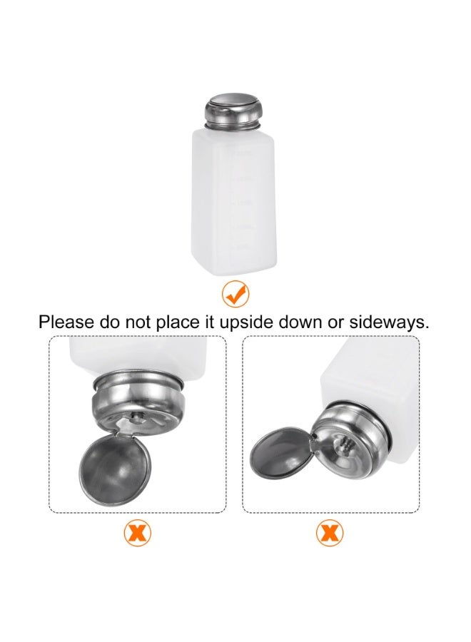 هيدفانا 3 قطع فارغة، زجاجة مضخة موزع سائل فارغة، مع غطاء من الفولاذ المقاوم للصدأ مانع للتسرب، 3 ألوان. - Image 3