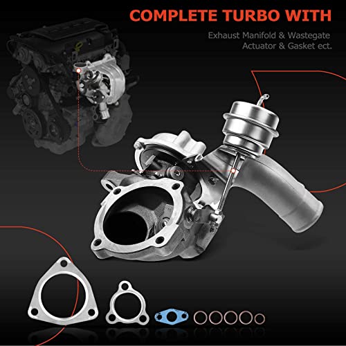 A-Premium مجموعة شاحن توربيني كاملة A-Premium K03-2072GAA5، مع مشغل صمام التفريغ وحشوة، متوافقة مع فولكس فاجن جيتا 2000-2001، جولف 2000-2001 وأودي TT 2000-2001، TT كواترو 2000، 1.8 لتر - Image 2