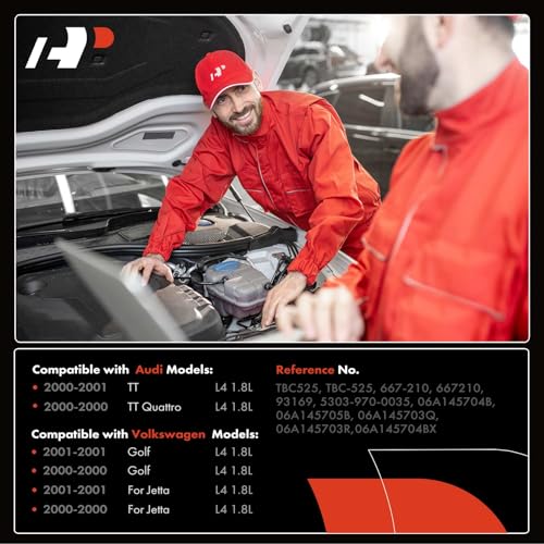 A-Premium مجموعة شاحن توربيني كاملة A-Premium K03-2072GAA5، مع مشغل صمام التفريغ وحشوة، متوافقة مع فولكس فاجن جيتا 2000-2001، جولف 2000-2001 وأودي TT 2000-2001، TT كواترو 2000، 1.8 لتر - Image 3