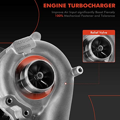 A-Premium مجموعة شاحن توربيني كاملة A-Premium K03-2072GAA5، مع مشغل صمام التفريغ وحشوة، متوافقة مع فولكس فاجن جيتا 2000-2001، جولف 2000-2001 وأودي TT 2000-2001، TT كواترو 2000، 1.8 لتر - Image 4