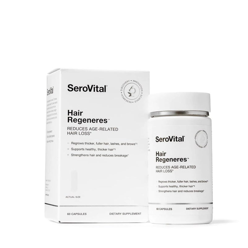 SeroVital Hair Regeneres  Formulated For Women Seeking Enhanced Hair Growth  Supports Noticeable Decrease in AgeRelated Hair Loss and Shedding  60 Count