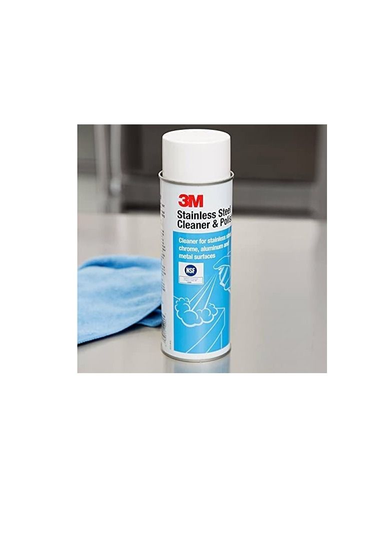 3M 3M STAINLESS STEEL CLEANER & POLISH - 600ML - Image 1