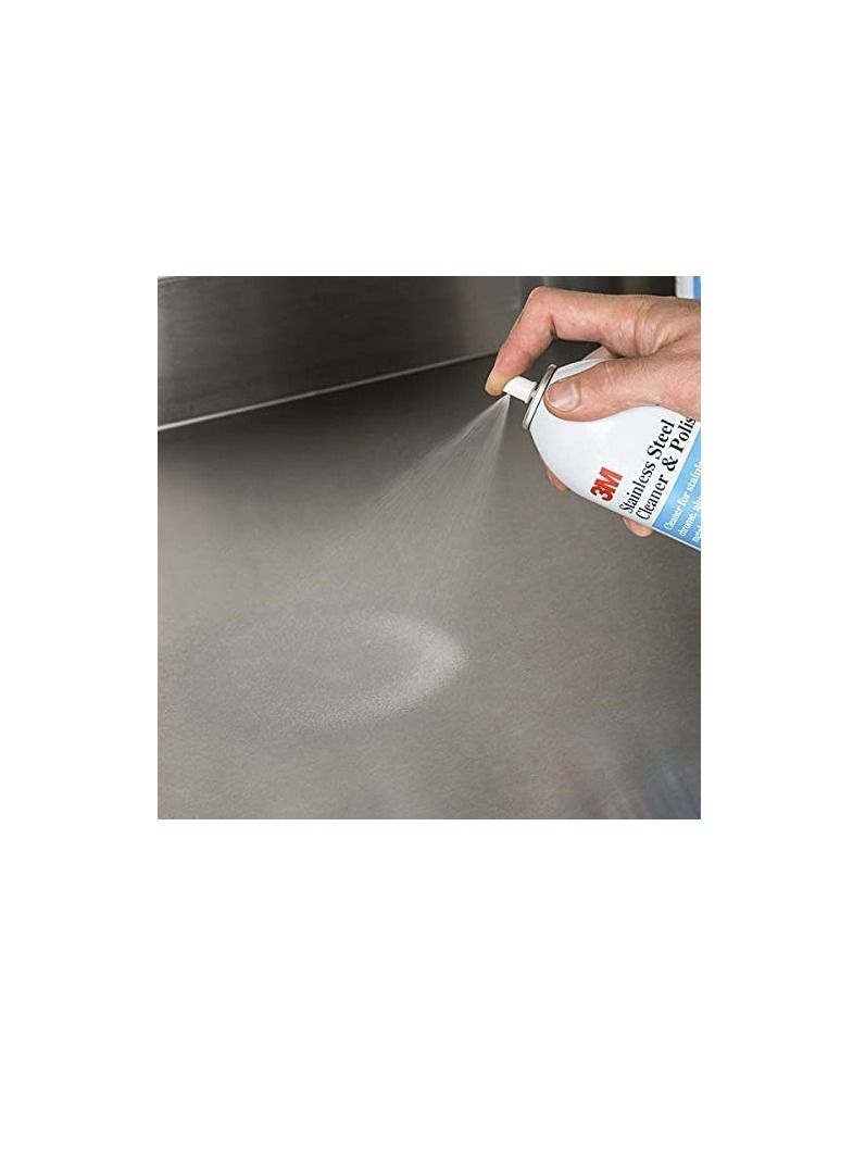 3M 3M STAINLESS STEEL CLEANER & POLISH - 600ML - Image 2