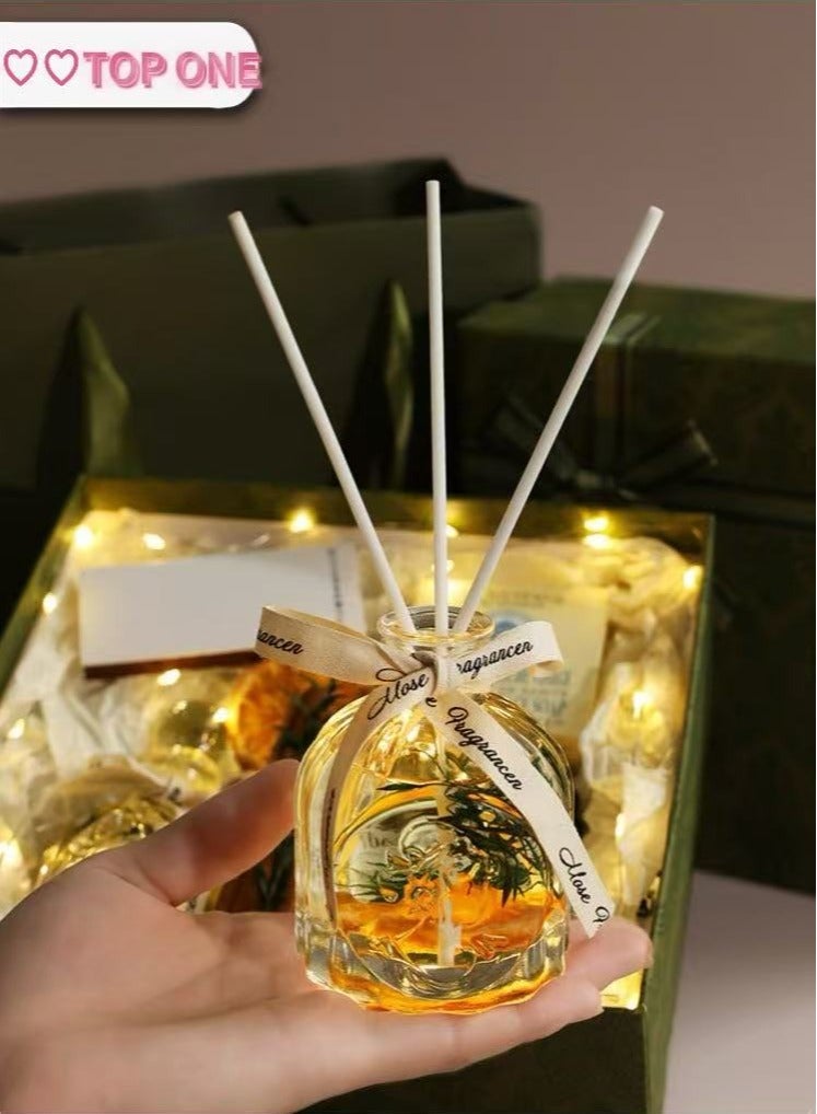 TOP ONE Set of 7 Gifts Scented Candles Gift Box Soy Candles Scented Candle Gift Box Set for Birthday gift Wedding Party Souvenir Bathroom Yoga  - Image 2