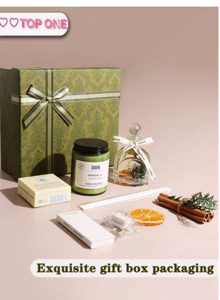 TOP ONE Set of 7 Gifts Scented Candles Gift Box Soy Candles Scented Candle Gift Box Set for Birthday gift Wedding Party Souvenir Bathroom Yoga  - Image 5
