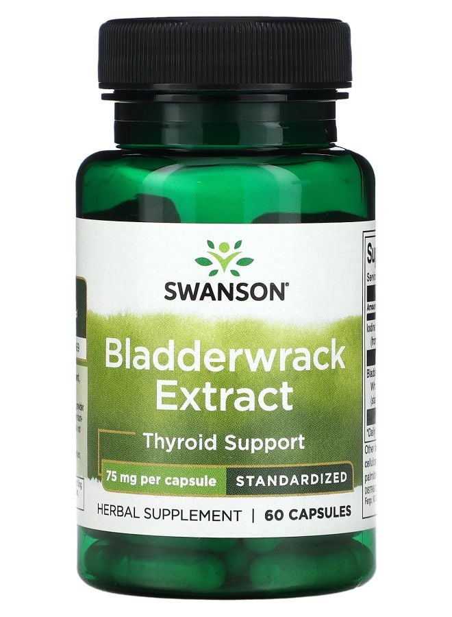 Bladderwrack Extract 75 mg 60 Capsules