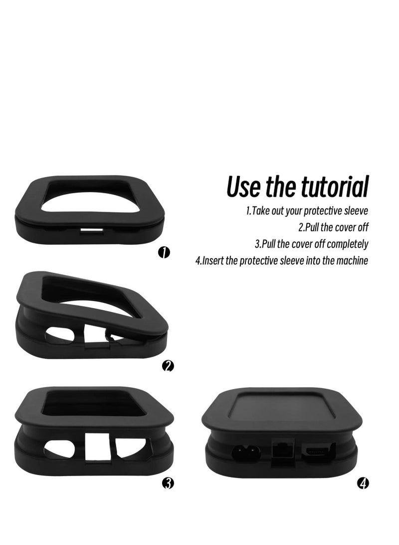 Captaintech Silicone Case for 2023 Apple TV 4K, Siri Remote Cover, Silicone Protective TV Box Case, Remote-Control Sleeve Foldable of Protective Sleeve Shell for protecting electronic products - Image 3