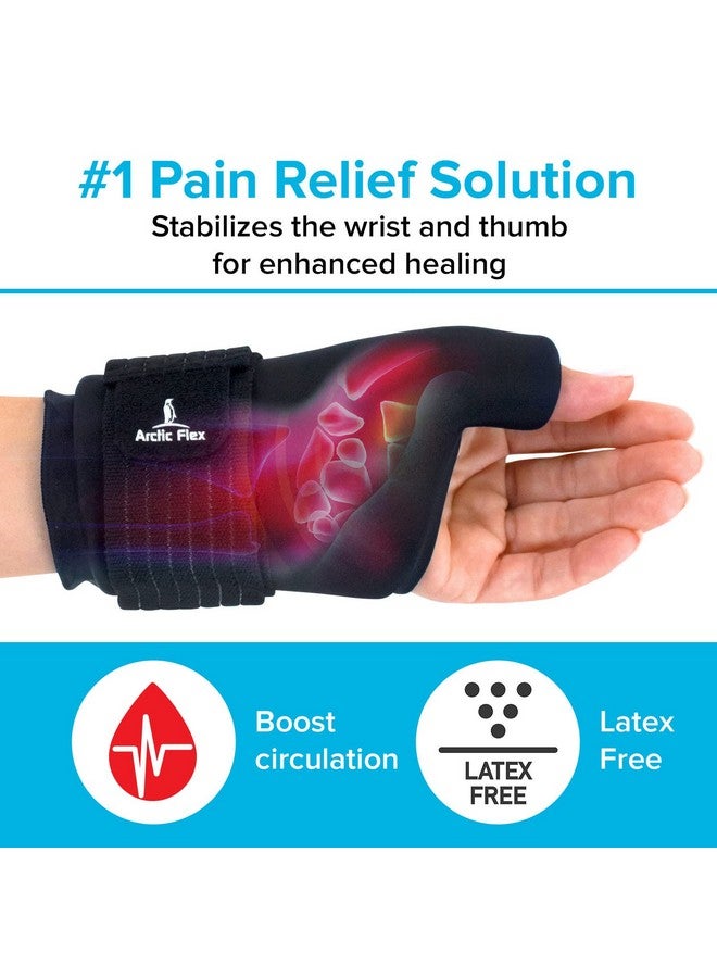 Arctic Flex Wrist Ice Pack Wrap - Extra Strength Hot & Cold Therapy - Reusable Hand & Thumb Freeze Sleeve - FSA/HSA Approved for Arthritis, Carpal Tunnel, Surgery, & Pain Relief (Fits Left & Right) - Image 2