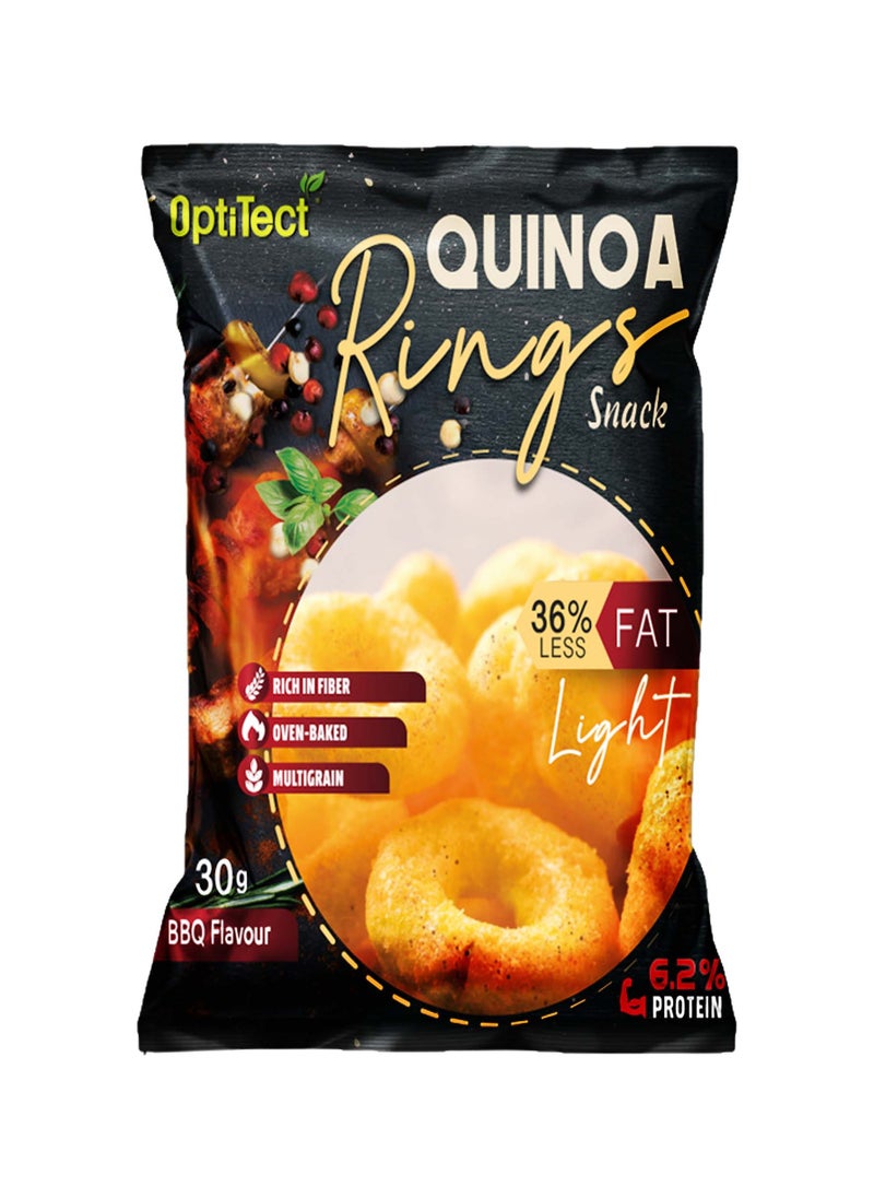 OptiTect - Optitect Quinoa Rings Snack, Barbecue, 30 Gm - Image 1