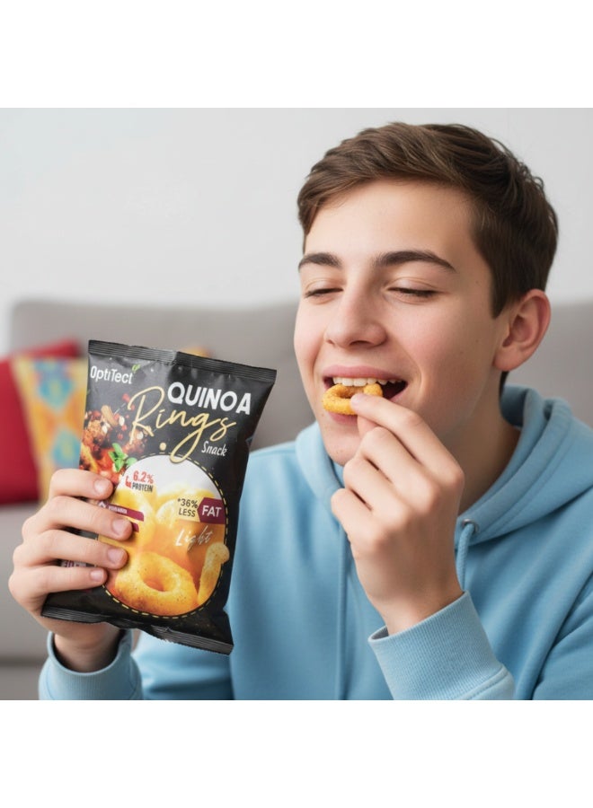 Optitect Quinoa Rings Snack, Barbecue, 30 Gm