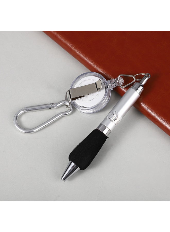 زي دي قلم حبر جديد بسحاب معدني - قلم حبر بسحاب قابل للسحب - قلم حبل قابل للتعليق - قلم كتابة متين - قلم تسلق الجبال - قلم مفتاح سهل السحب - قلم أزرار - قرطاسية - Image 1