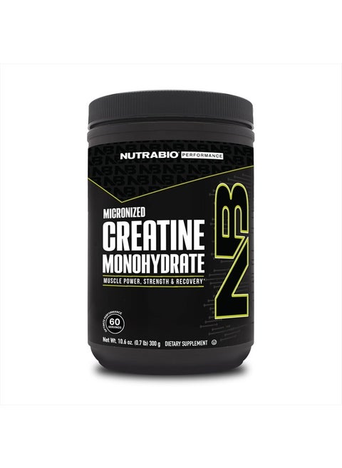 Creatine Monohydrate Supplement, Unflavored, (300 g) - Supports Muscle Energy, Recovery, and Strength - HPLC Tested Pure Grade Creatine Supplement