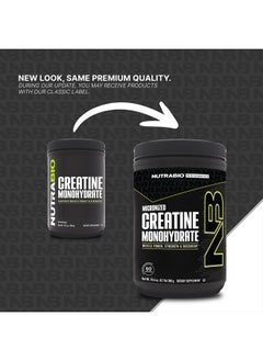 NutraBio Creatine Monohydrate Supplement, Unflavored, (300 g) - Supports Muscle Energy, Recovery, and Strength - HPLC Tested Pure Grade Creatine Supplement  - Image 4