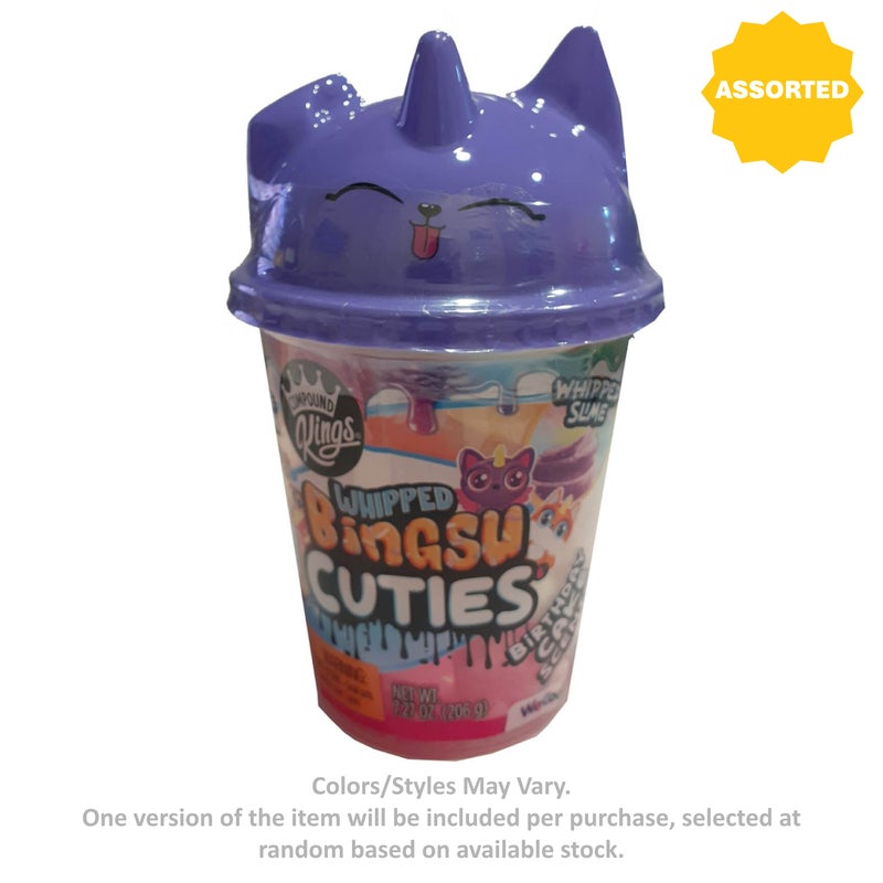 Compound Kings Whipped Bingsu Cuties Birthday Cake Scented Surprise Slime Cup (206 g, Assorted) - Image 1