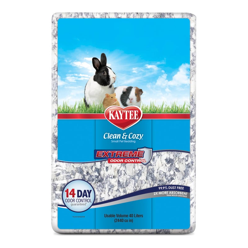 Kaytee Clean & Cozy Extreme Odor Control Bedding, Made for Small Animals, 40 Liters - Image 1