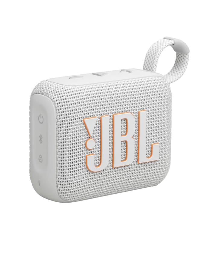 JBL Go 4 Bluetooth Speaker - White