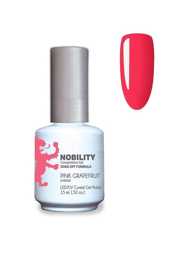 Lechat Gel Nail Polish 15 ml, Long Lasting, Chip Resistant, Requires Drying Under UV Led Lamp Pink Grapefruit Nbgp92