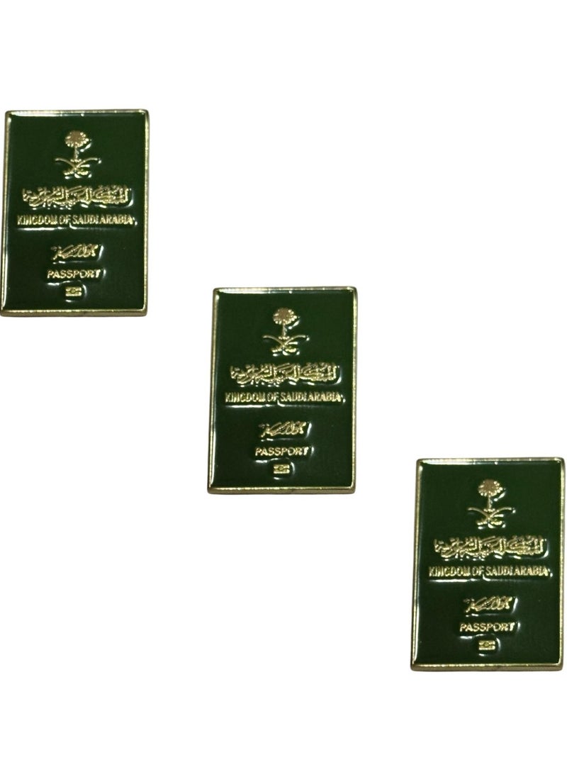 Generic Metal Sticker - Saudi Passport Club Logo 