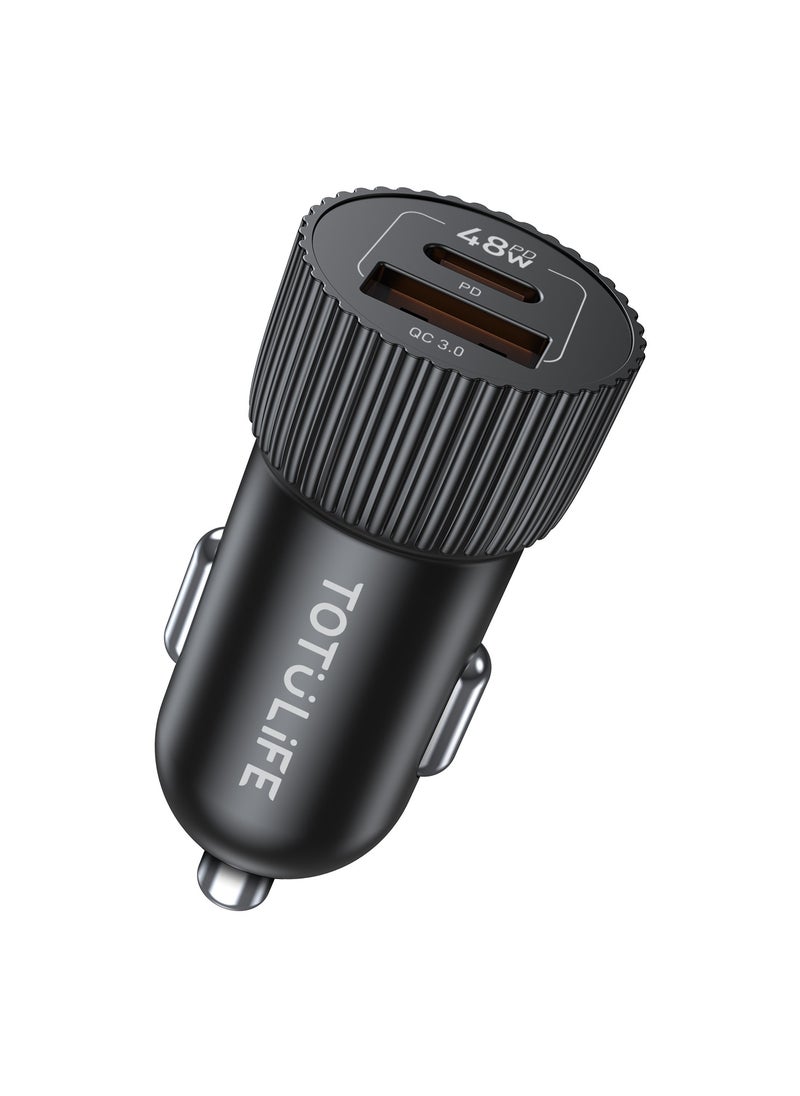 Totulife Mini PD Car Charger 48W + QC3.0  - Image 1