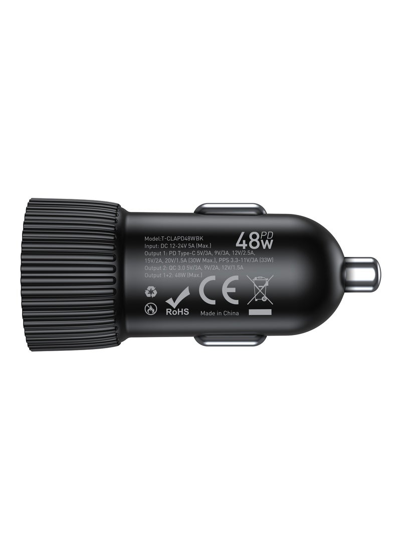 Totulife Mini PD Car Charger 48W + QC3.0  - Image 4