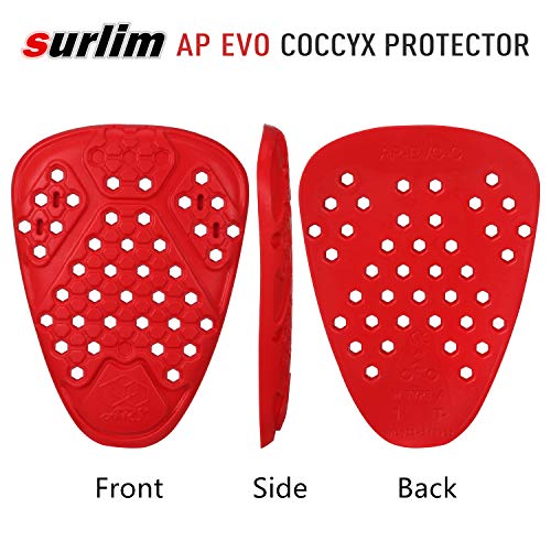 surlim Coccyx Protector CE Insert Armor Motorcycle Pants Replacement Pads - Image 2