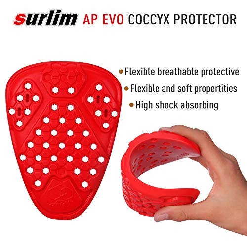 surlim Coccyx Protector CE Insert Armor Motorcycle Pants Replacement Pads - Image 3