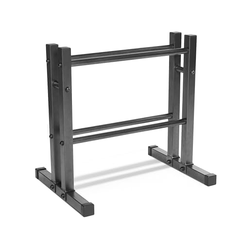 CAP Barbell 24" Dumbbell and Kettlebell Rack – Compact Weight Storage for Home Gym, Holds Dumbbells, Kettlebells & Medicine Balls - Image 1