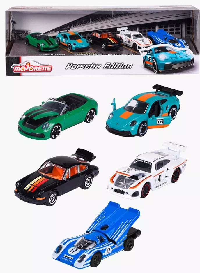 Majorette Majorette Porsche 5pc Gift Pack  - Image 1