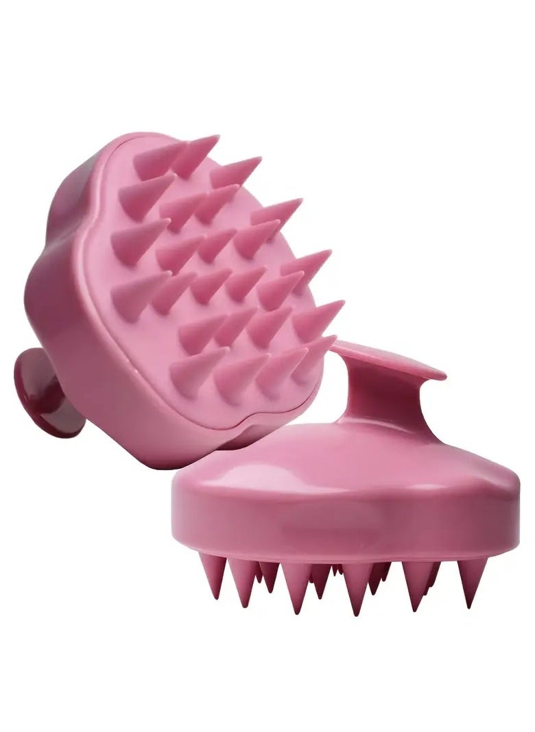 ORiTi Soft Silicone Bristle Hair Care Head Brush For Exfoliating And Removing Dandruff - Wet And Dry Scalp Massager For Comfortable Shampoo Scrubbing  - Image 1